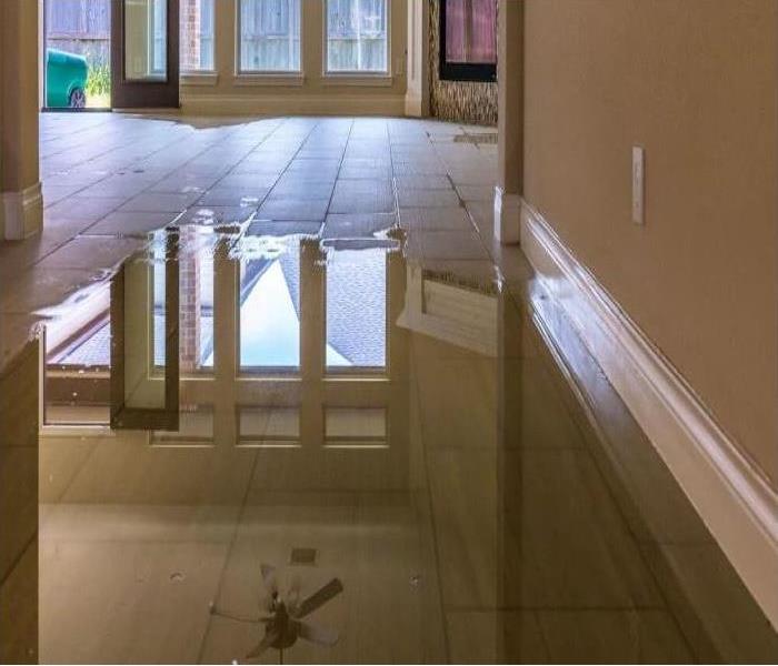 water on kitchen floor